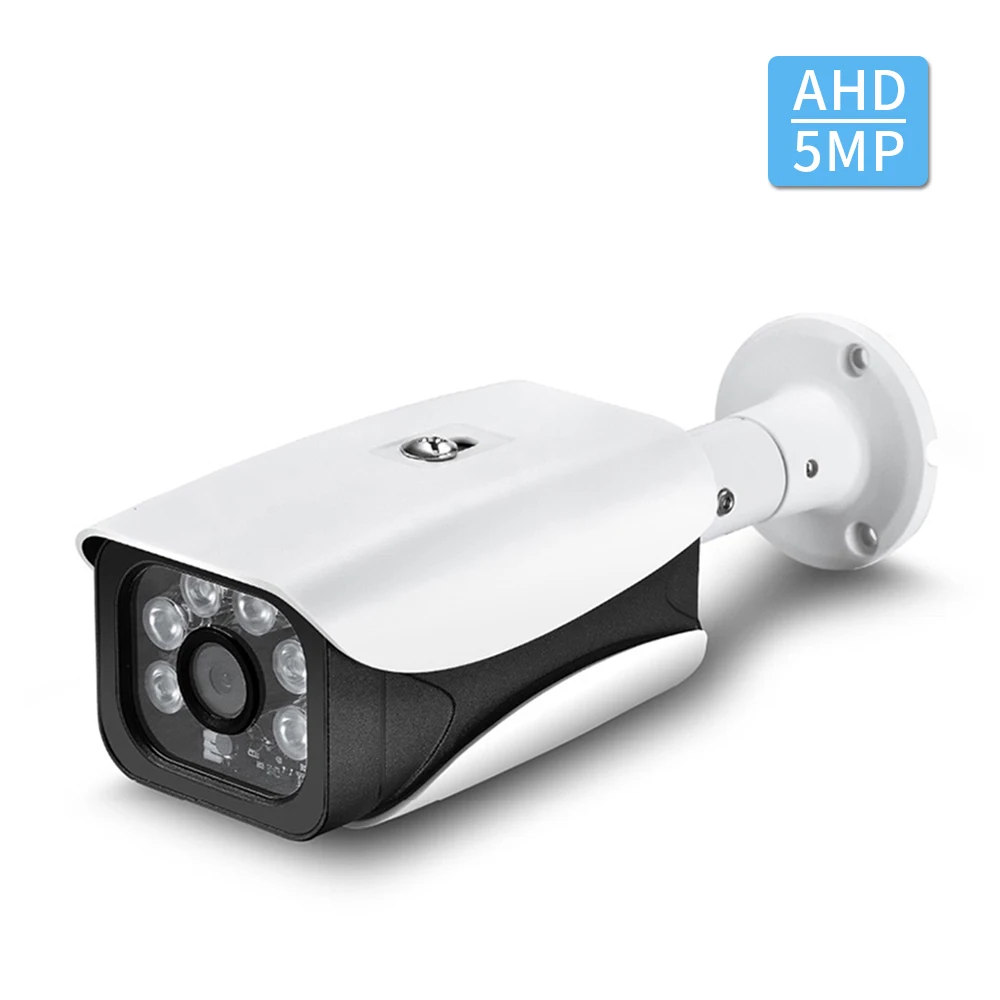 Hamrolte 5MP AHD камера 1/2. " SC5239 CMOS IP66 Водонепроницаемая цилиндрическая наружная камера Макс 20 м IR расстояние CCTV камера