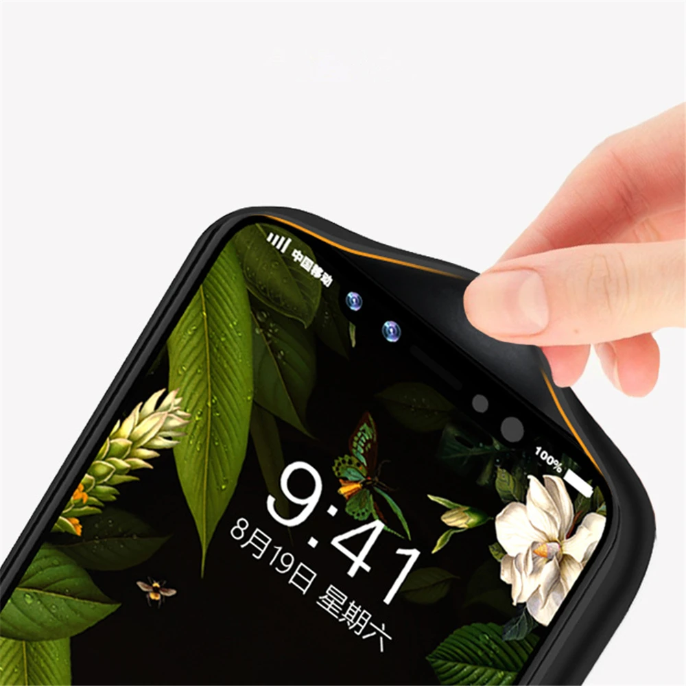 NTSPACE 5000 mAh жидкий силиконовый ударопрочный аккумулятор зарядное устройство чехол для iPhone XR Внешний Аккумулятор Чехол