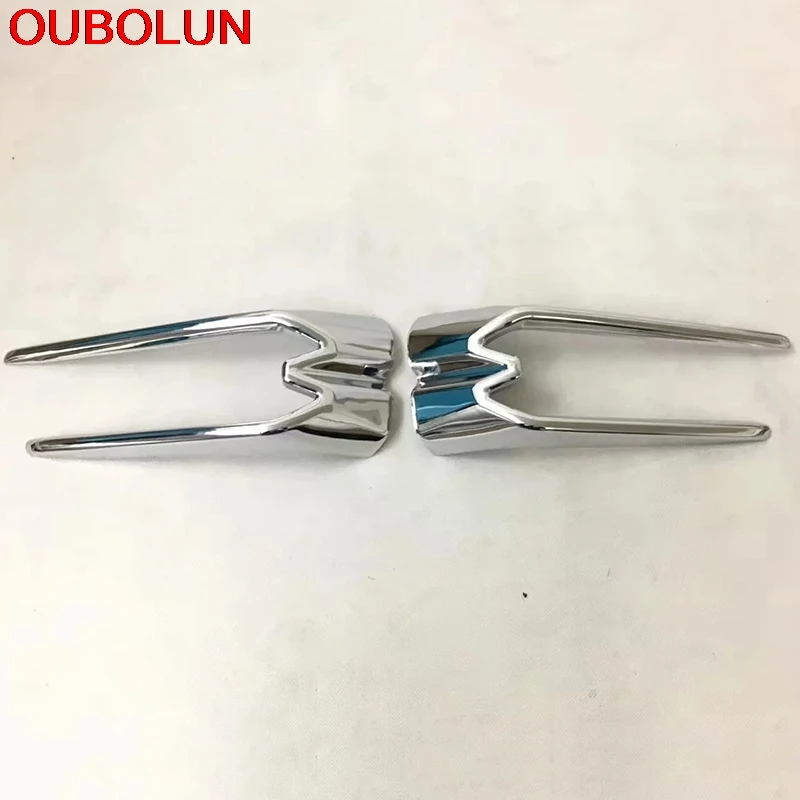 OUBOLUN для Hyundai IX35 2018 передняя противотуманная фара декоративная литьевая крышка