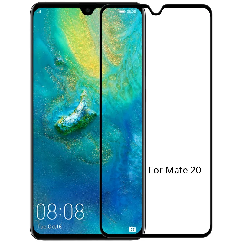 For Mate 20 Nillkin XD CP+ макс. закаленное стекло для huawei mate 20 X защитный олеофобный Полный Клей Панели - Цвет: For Mate 20