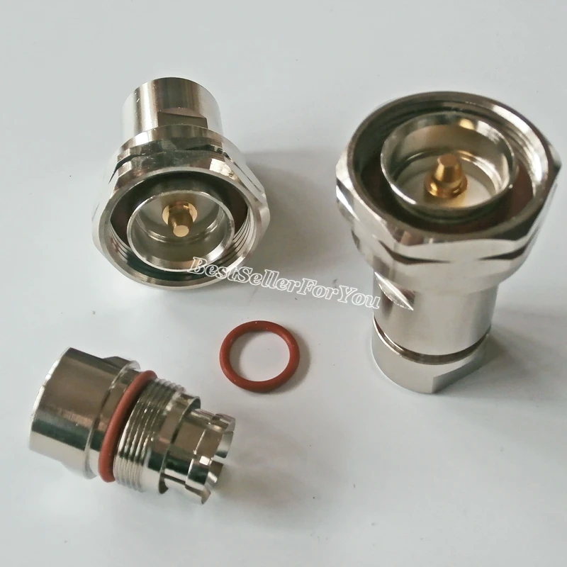 1 шт. 7/16 DIN штекер зажим для 1/2 &quotгофрированного кабеля RF разъем Стандартный|clamp