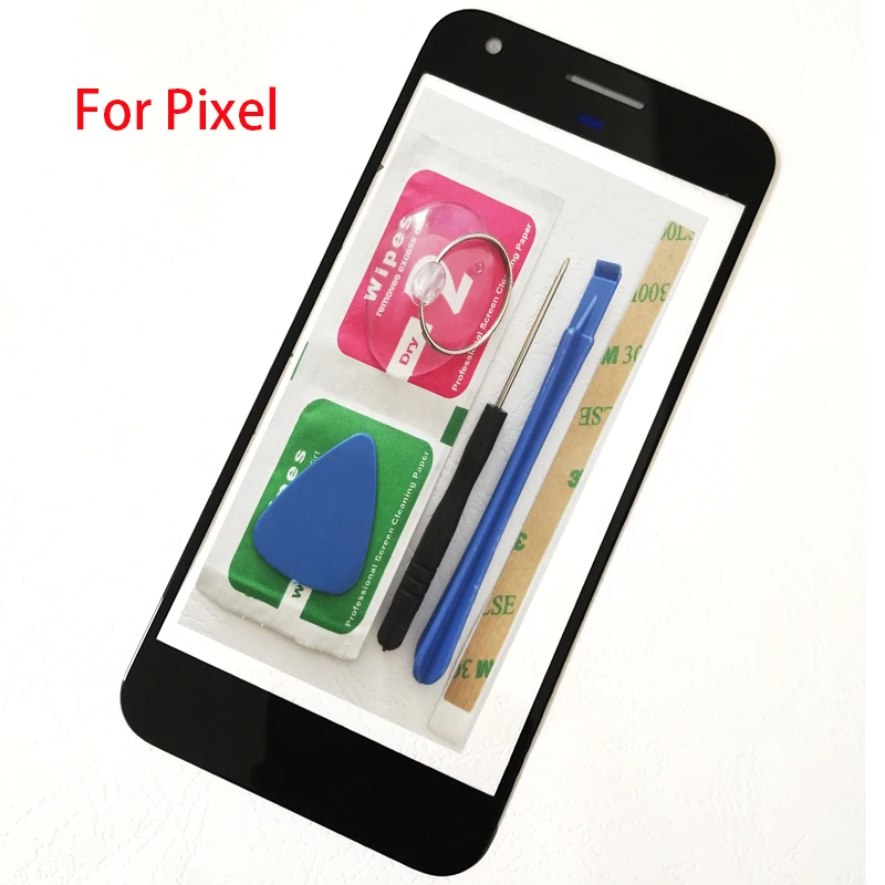 Внешний сенсорный экран BINYEAE для Google Pixel / XL 2 стеклянный объектив с сенсорной