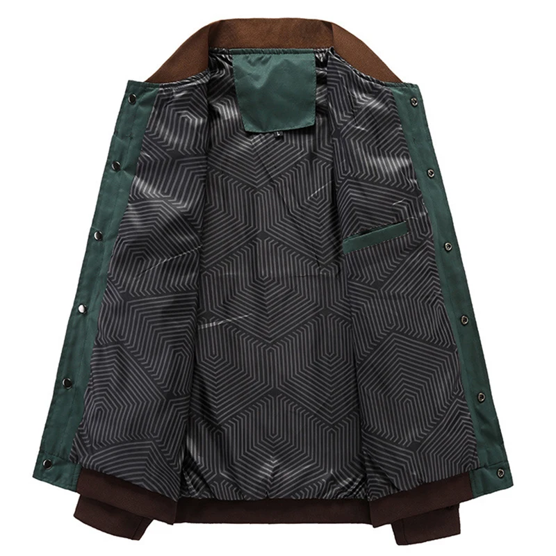 Мужская куртка в Корейском стиле осенне-зимние повседневные хлопковые лоскутные