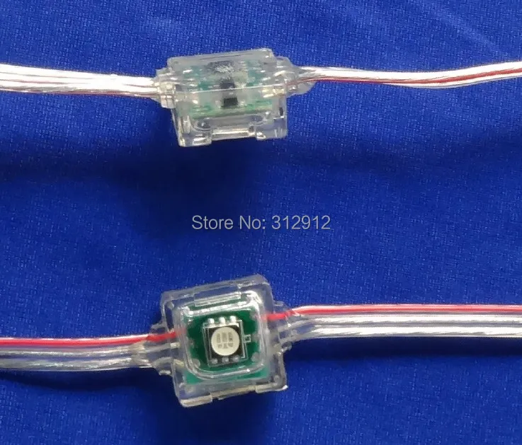 

DC12V WS2811 led 5050 SMD pixel Knot; 50pcs a string;IP68 оценка; Заполнение эпоксидной смолой