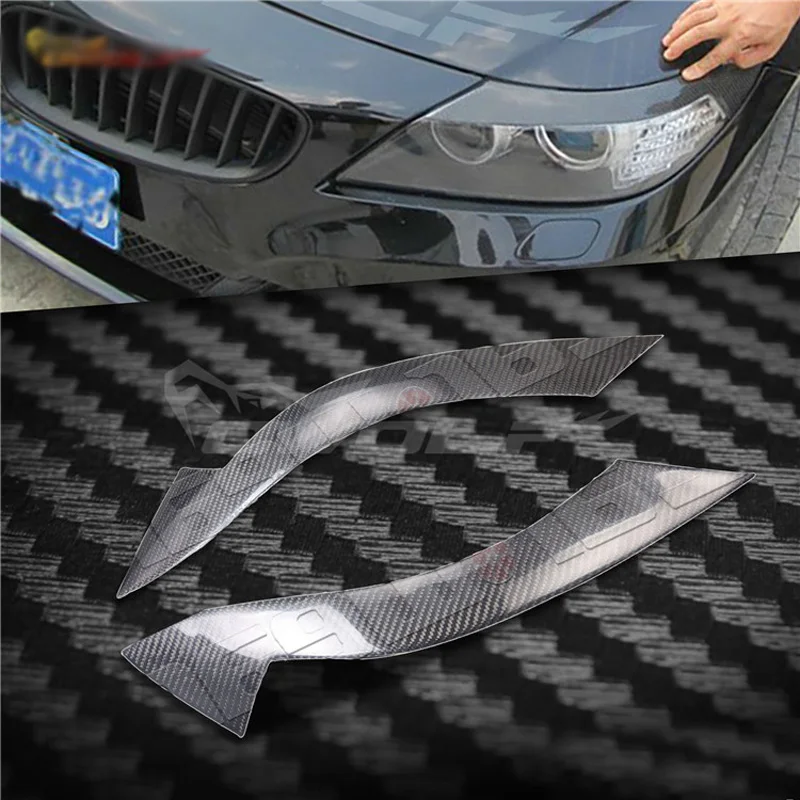Наклейка на переднюю фару из углеродного волокна для BMW Z4 E89 2009 2012|Наклейки