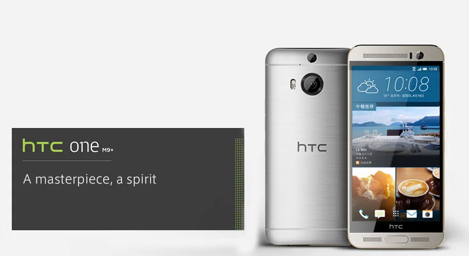 Мобильный телефон htc One M9+ M9pw M9 Plus, 4G LTE, четыре ядра, 3 ГБ ОЗУ, 32 Гб ПЗУ, 5,2 дюймов, 2560x1440, двойная камера, 20МП, мобильный телефон