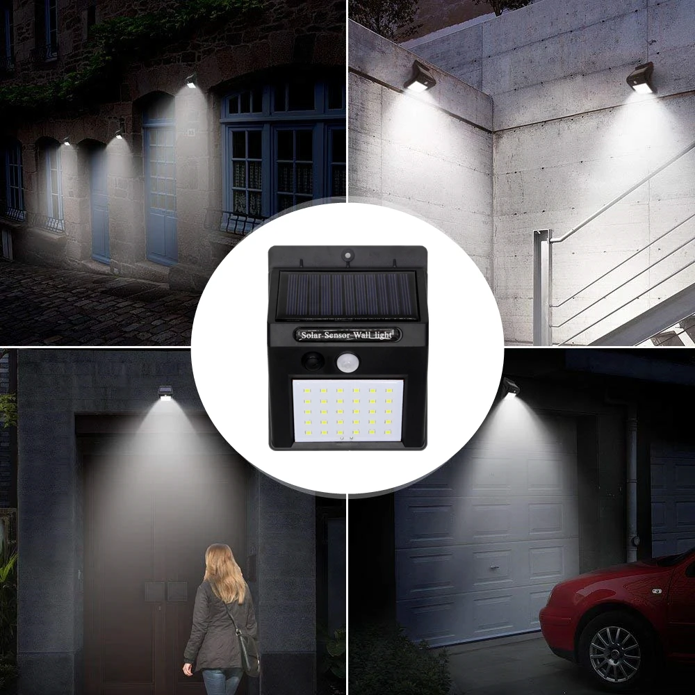 IP65 солнечные лампы led Солнечный свет напольный светильник датчик движения