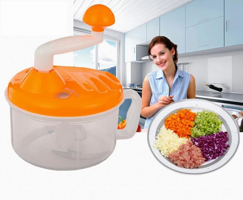 Мощная ручная мясорубка, ручной измельчитель, миксер, миксер, блендер для измельчения мяса, фруктов, овощей, орехов, трав