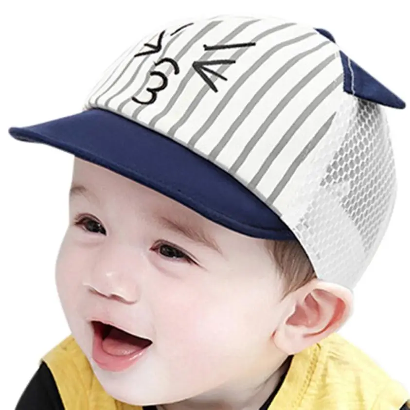 

Cute Baby Boy Cap Cartoon Print Daily Baby Baseball Cap Spring Summer Children Cotton Sun Hat Toddler Girl Outdoor Visor Hats