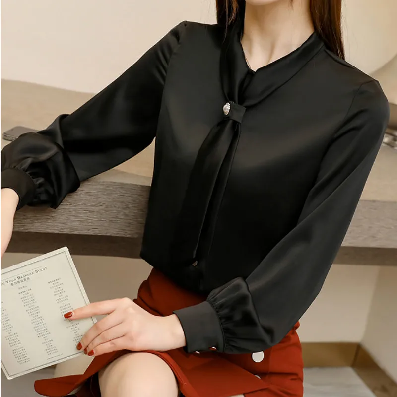 Blusas mujer de moda 2020 женские рубашки Женские топы и блузки рубашка с бусинами