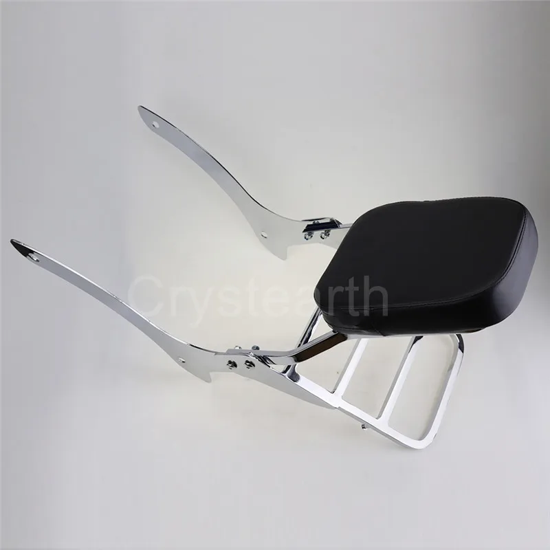 Хромированная задняя спинка пассажира мотоцикла Sissy Bar + багажная стойка для 2000-2011