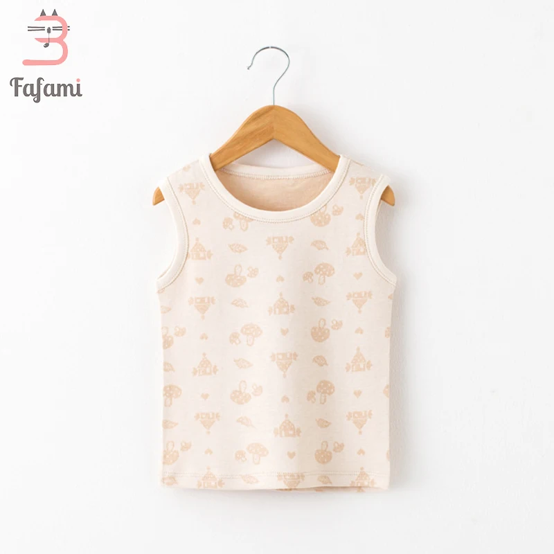 Одежда для малышей детей Essentials жилет Лето органический хлопковый Lucky Child Bebe Для