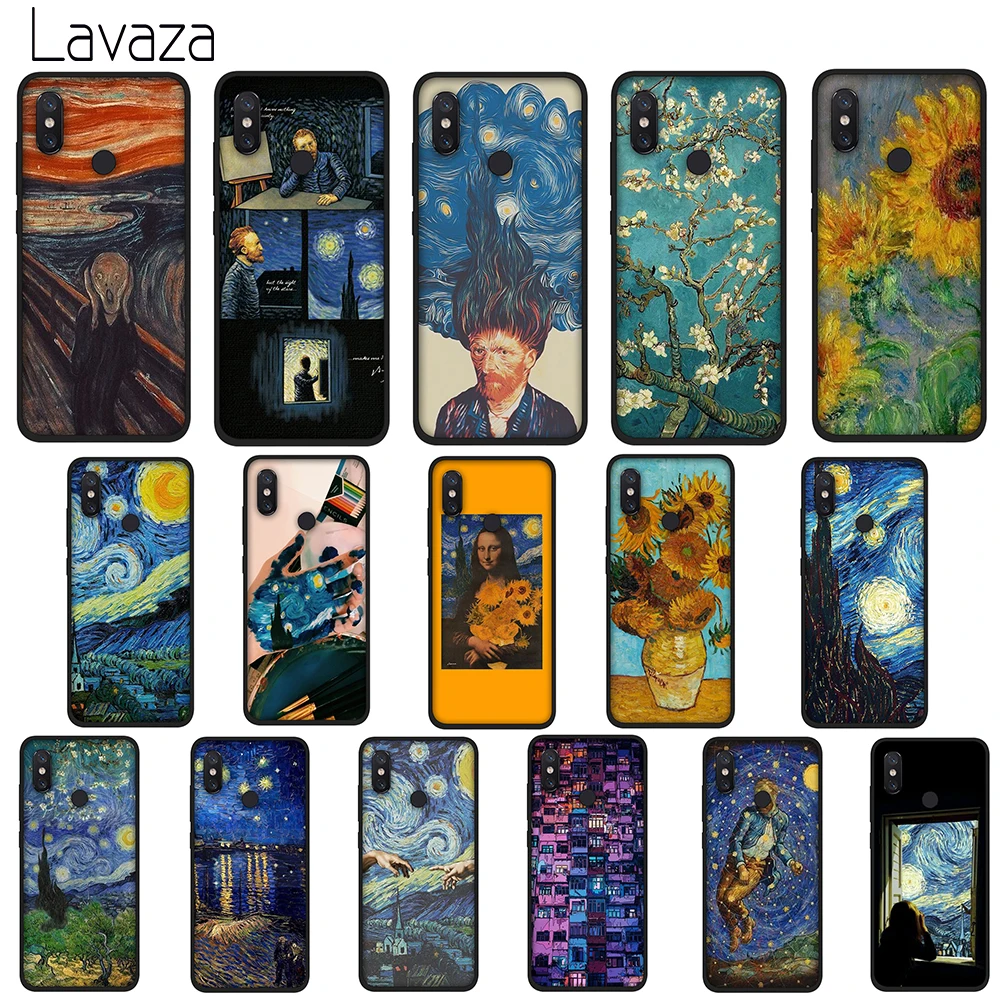 Lavaza Ван Гог Картина маслом Мягкий ТПУ силиконовый чехол для huawei P8 P9 P10 P20 P30 Lite Pro P Smart