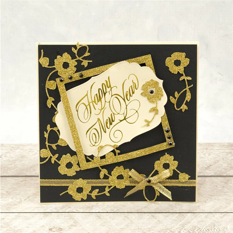 YaMinSanNiO Letter Dies Happy Birthday Metal Cutting 2019 For Scrapbooking Card Making Photo Album Stencil carfts Die Cut | Дом и сад