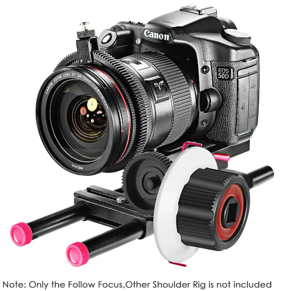 Neewer Follow Focus с зубчатым кольцом для Canon и других DSLR камер Видеокамеры DV Video подходит