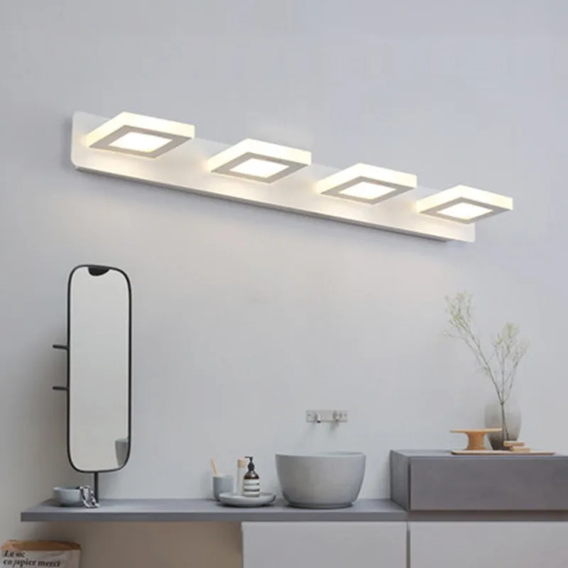 Mirror headlight led bathroom light simple modern lights eye makeup waterproof fog | Лампы и освещение