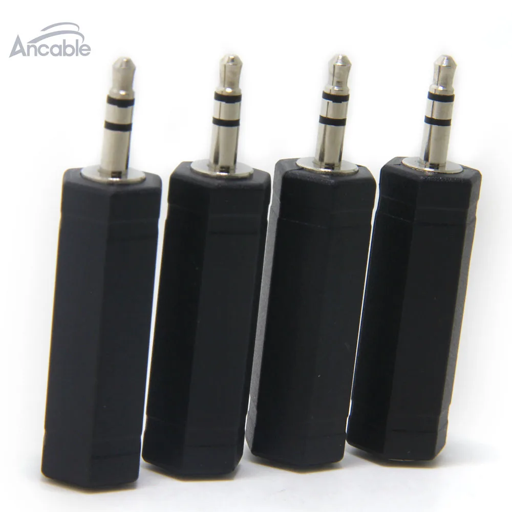 

4-Pack 1/4 inch 6.35mm TS Female to 1/8 inch Mini 3.5 mm Male TRS Adaptor