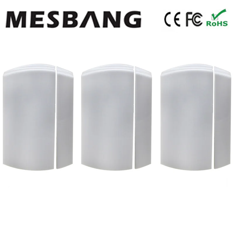 

wireless door magnetic sensor detector for home GSM alarm system free shipping