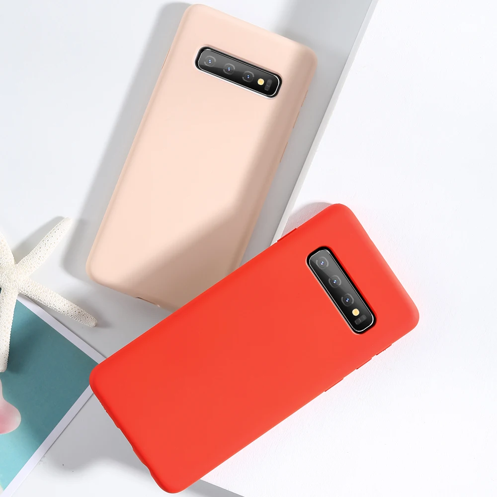 Жидкий силиконовый чехол для телефона Samsung A70 A50 S10 S9 S8 J4 Plus EU уникальный M20 M30 A7 A9 2018