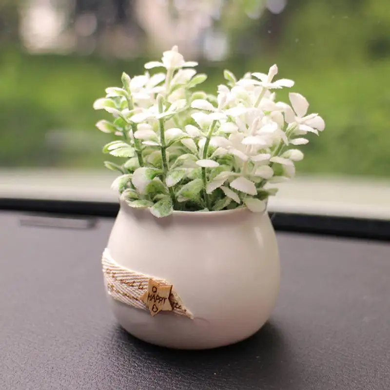 Автомобиль Моделирование растений украшения Прекрасный зеленый завод