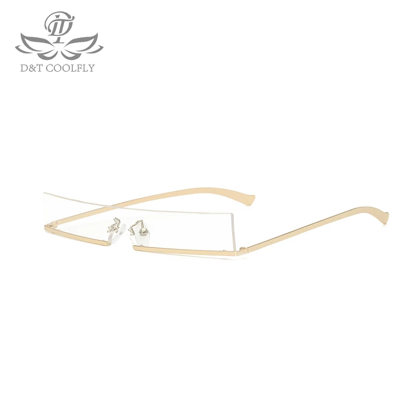 D&ampT 2020 New Rectangle Sunglasses Men Women Square Fashion Vintage Luxury Distinctive Metal Frame Color Lens Brand | Аксессуары для
