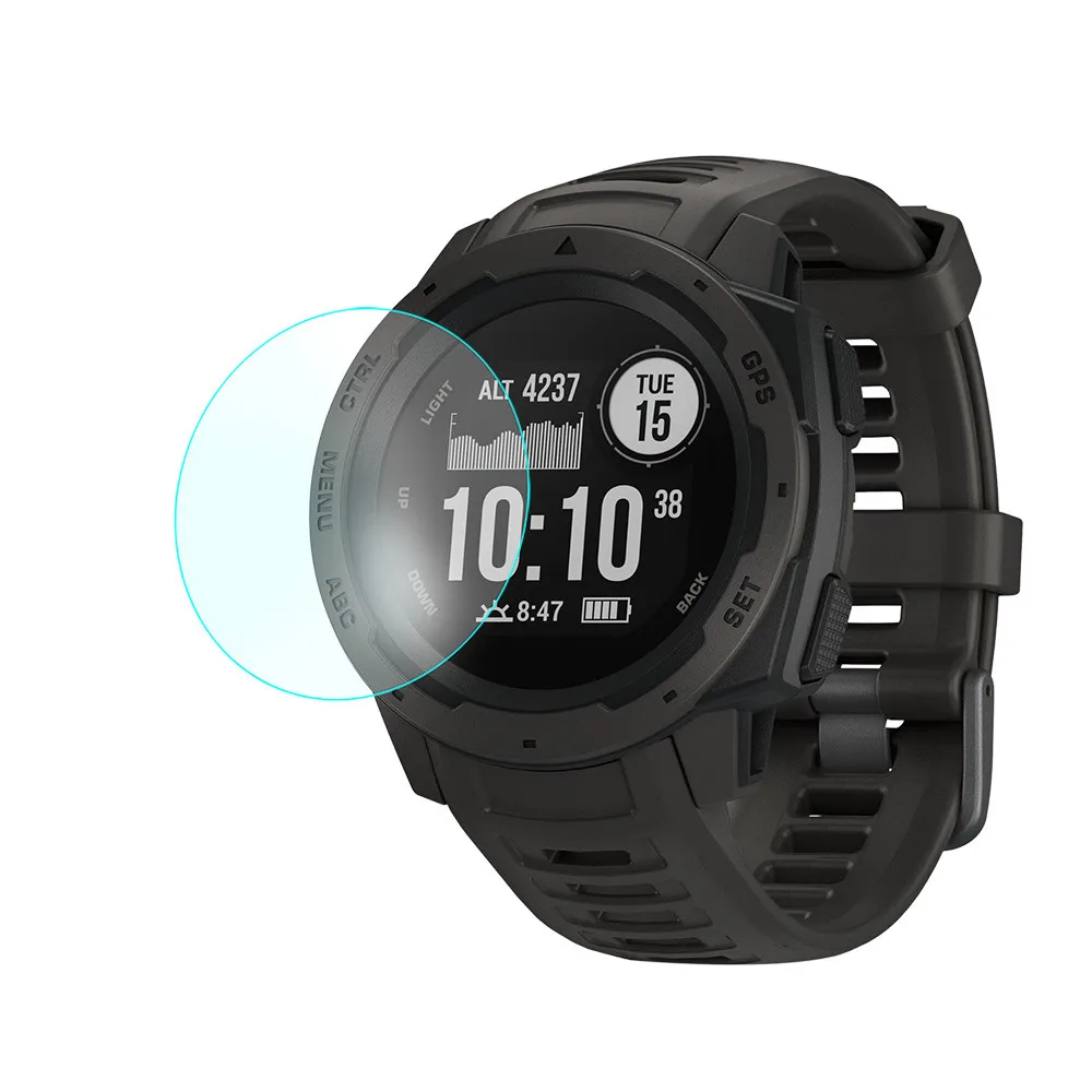 2 шт. полная защитная пленка для Garmin Instinct прозрачная Ультра ПЭТ Защитная экрана