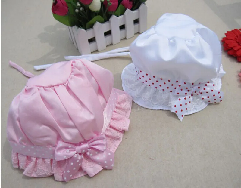 Шапочка ARLONEET для новорожденных мальчиков и девочек летняя в горошек от 2 до 12