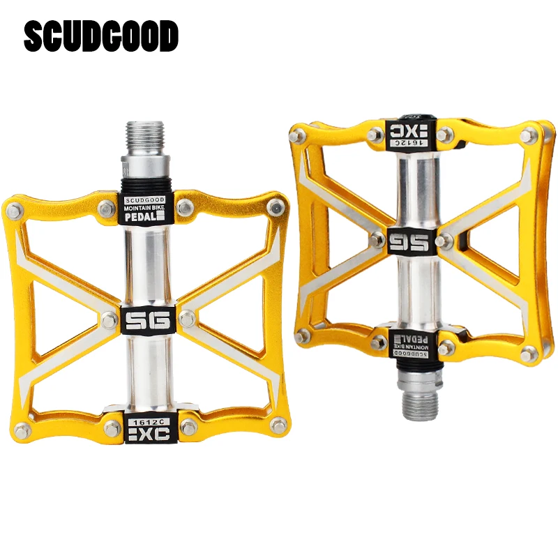 SCUDGOOD велосипедные педали супер широкий Сверхлегкий горный велосипед