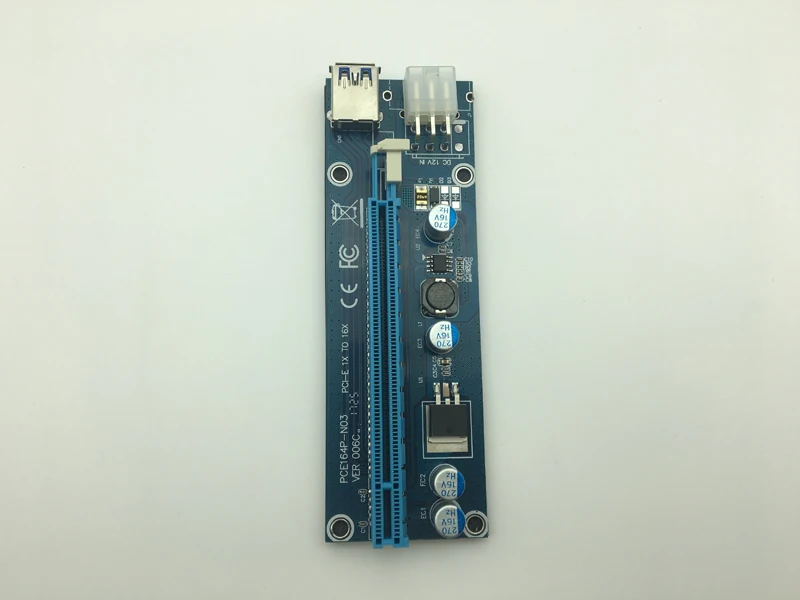 60 см USB 3,0 Mini PCI-E к PCIe PCI Express 1x к 16x удлинитель Riser Card Adapter SATA 6Pin кабель питания для майнинга Bitcoin BTC