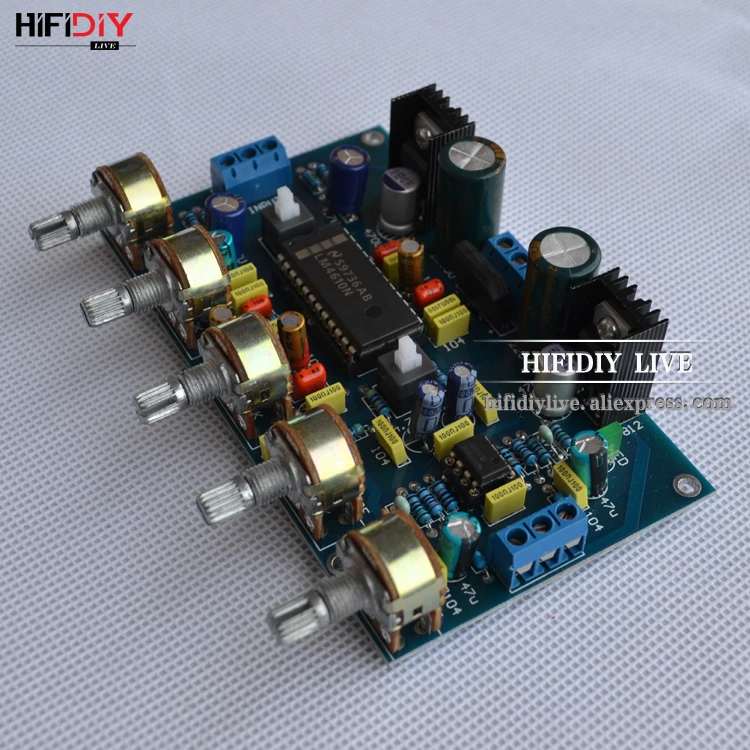 HI-FI DIY усилитель фронтальной сцены готовой продукции усилитель мощности тональная плата усилитель напряжения LM4610 тон+ 5532