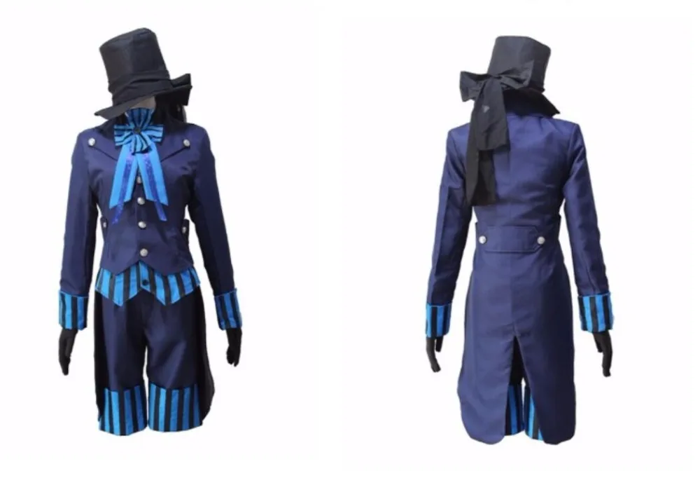Косплей, аниме, Черный дворецкий, Kuroshitsuji Ciel Phantomhive, для мужчин и женщин, костюм для Хэллоуина