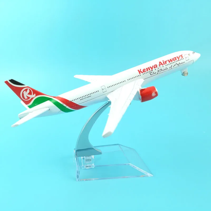 KENYA AIRLINES 16 см BOEING 777 AIRWAYS модель самолета из металлического сплава Игрушечная