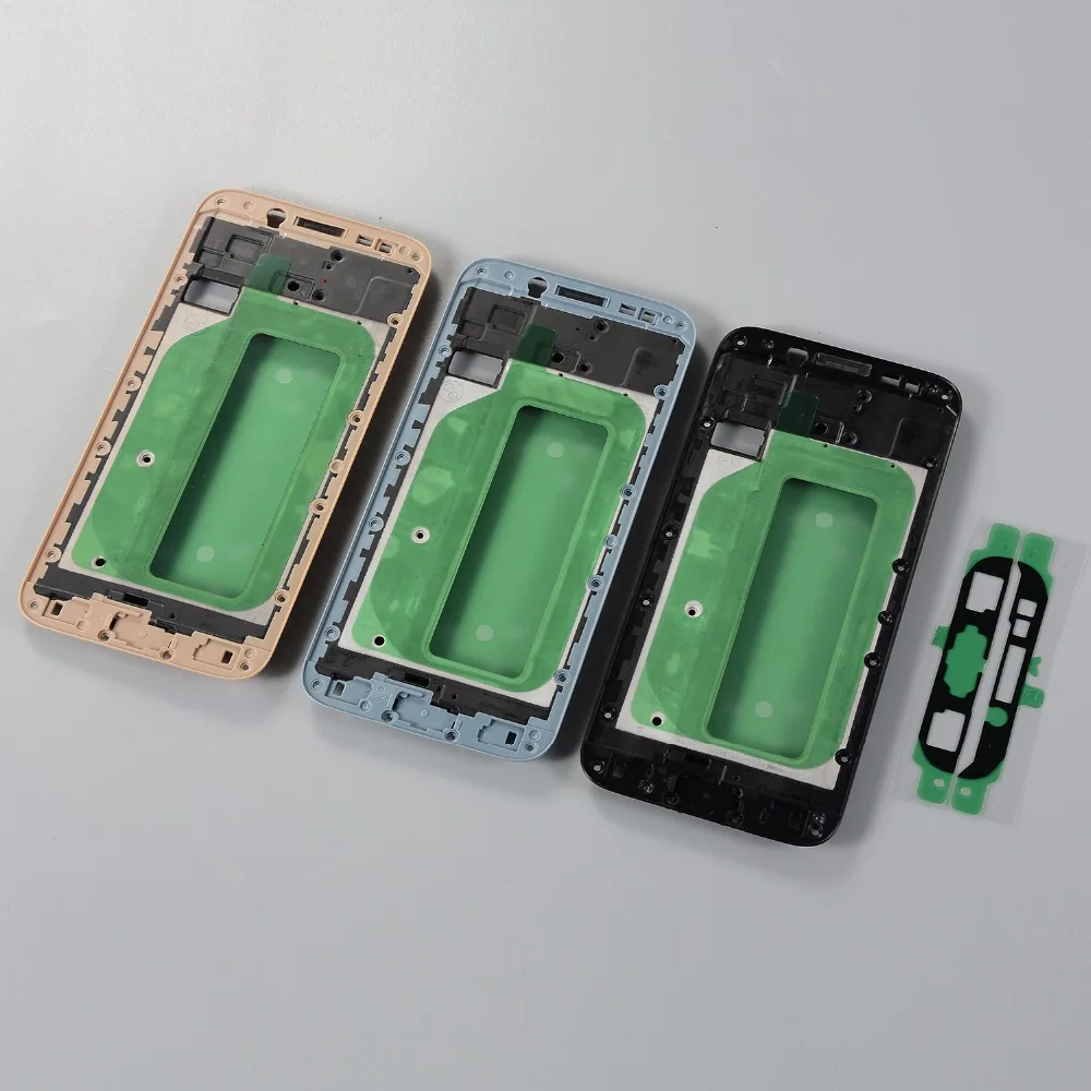 Корпус средняя рамка для Samsung Galaxy J7 Pro 2017 J730 J730F J730G J730FD ЖК Лицевая панель сменная