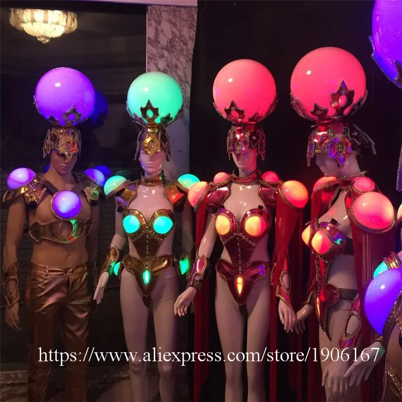 Модное светодиодное светящееся сексуальное вечернее платье одежда для подиума