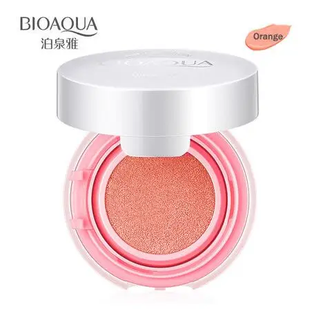 Orange BIOAQUA Air Cushion Румяна консилер Увлажняющий Осветляющий светильник для ухода за кожей стойкая основа для макияжа - Цвет: Orange