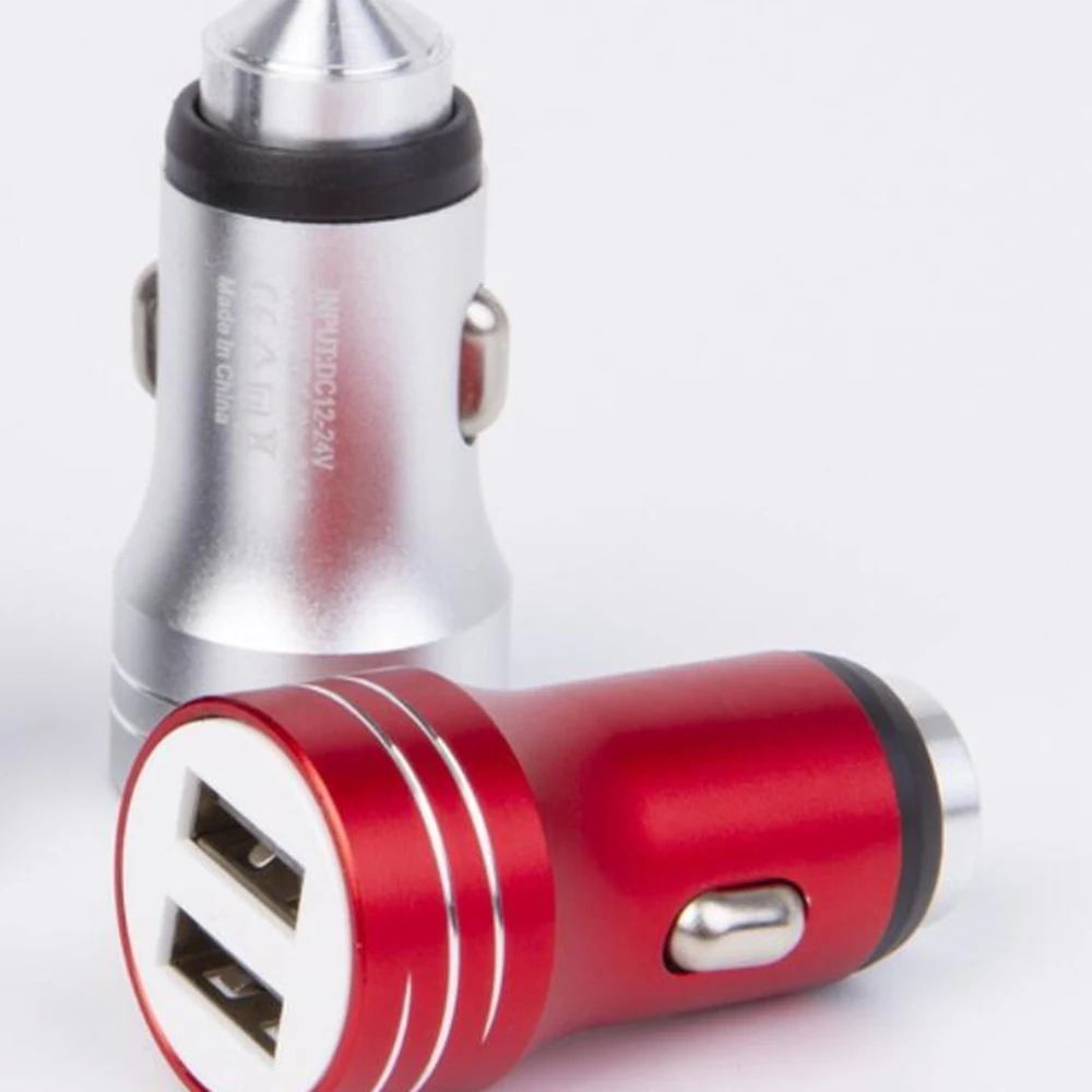 1 шт. новый стиль 2 портовый двойной USB Автомобильное зарядное устройство подходит