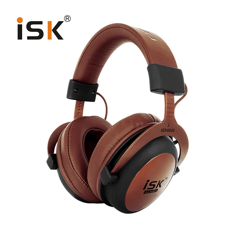 Бренд ISK MDH8500 профессиональный монитор студийные наушники закрытые динамические мощные DJ над ухом HiFi гарнитура Auriculars
