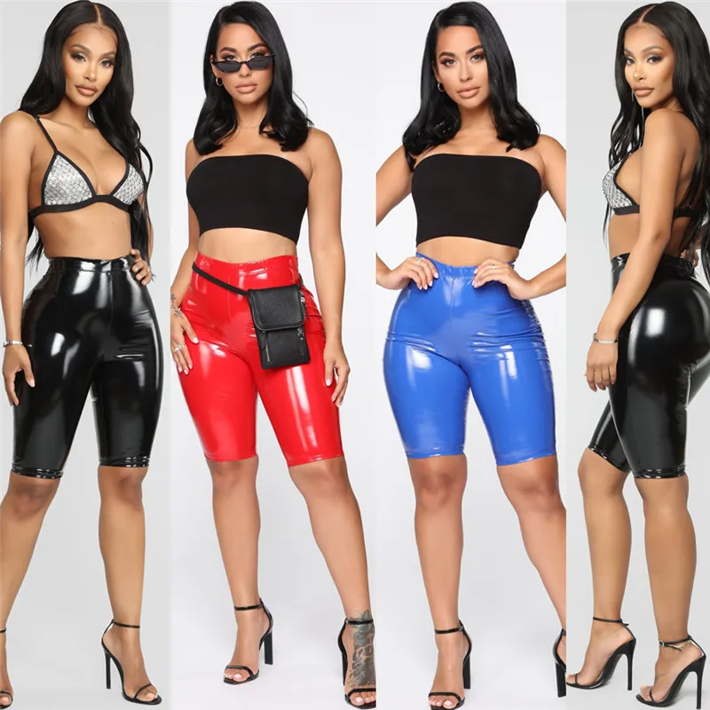 hirigin new fashion Women Cycling leggings female Shiny Dancing Nylon Stretch Gym Yoga Pants skinny Legging ladies solid casual | Женская