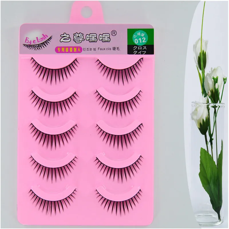 Ресницы Накладные норковые отдельные натуральные 5 коробок в комплекте | Красота