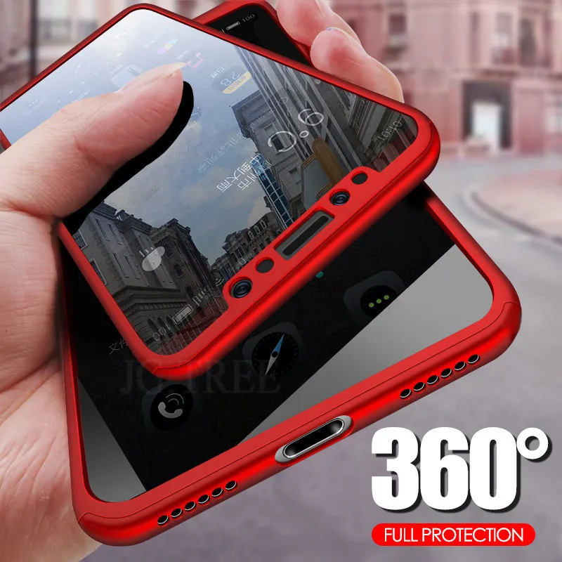 Роскошный 360 Полный чехол для телефона iPhone 7 8 6 6s Plus 5 5S SE защитный X XR XS Max со стеклом