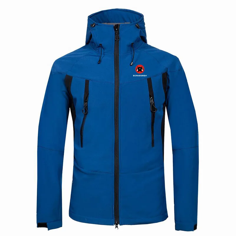 Водостойкая уличная мягкая оболочка куртка зимняя уличная флисовая сохраняющая тепло водостойкая ветрозащитная Лыжная куртка мужская анти-толстовка