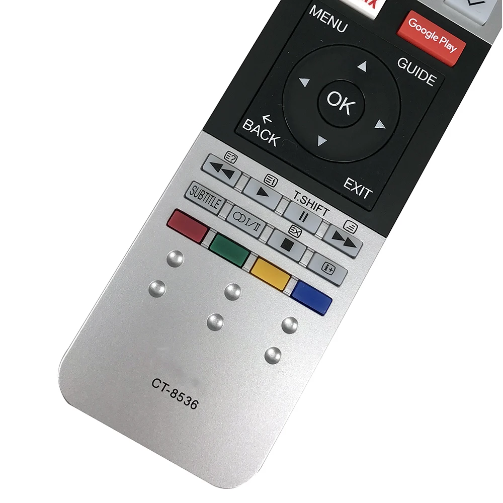 CT-8536 пульт дистанционного управления для Toshiba tv с ключом Netflix Google Play