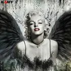 Marilyn Monroe, алмазная краска, картина ангела с бриллиантами, алмазная вышивка, картина Стразы XY1