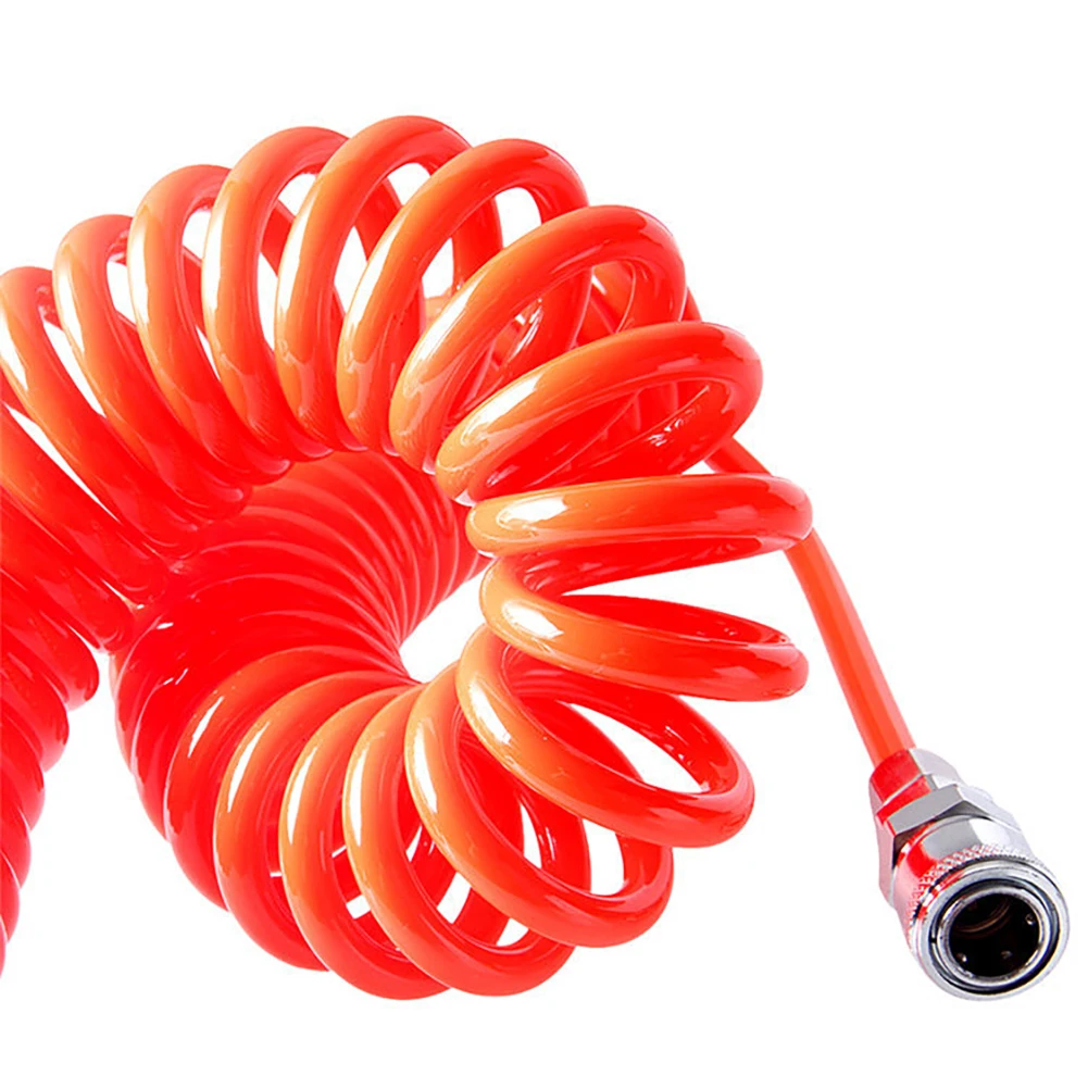 Пневматический компрессор портативный шланг из полиуретана с пружинными