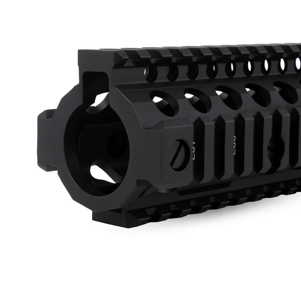 Алюминиевое жесткое пальто анодированное MK18 RISII " 9" 1" страйкбол Handguard черный CB тактический рельс для AR AEG страйкбол M4A1 Пейнтбол
