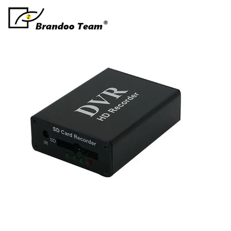 Черный корпус 1 канал мини SD DVR Поддержка 64 Гб карты памяти поддержка перезаписи и