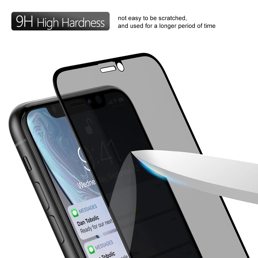 Защитная пленка для экрана iPhone XS Max XR X с антибликовым покрытием из закаленного