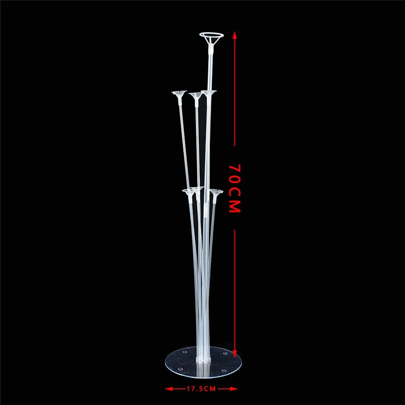 7 пробок воздушные шары держатель колонки прозрачная пластиковая основа