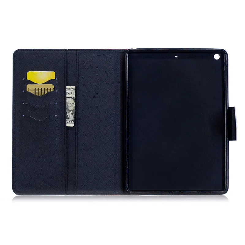 Wekays для Apple Ipad Air Ipad 5 с милым рисунком кота кожи(полиуретан) с откидной крышкой с функцией подставки чехол для IPad Air IPad 5 IPad5 9," Чехол для планшета
