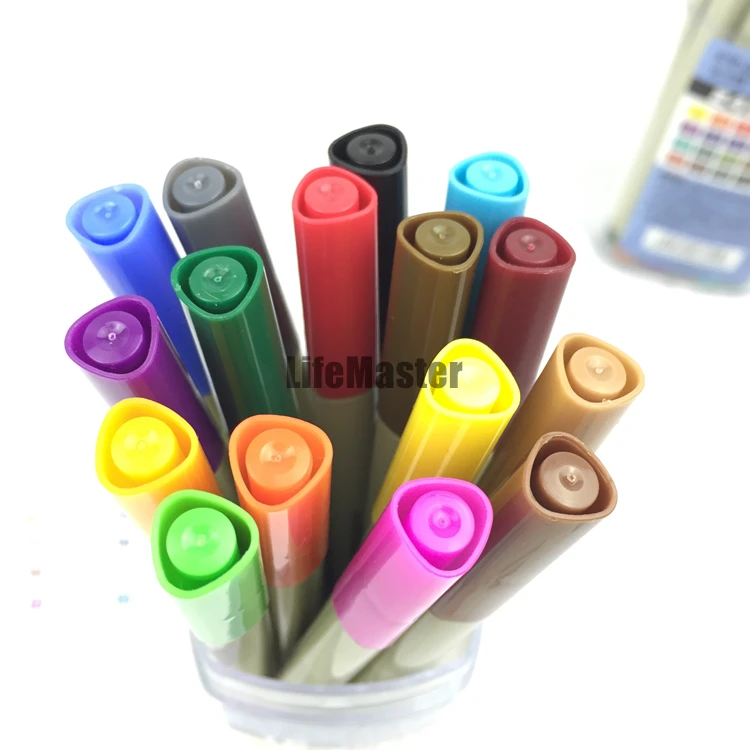 LifeMaster Finecolour Эскиз ручка-лайнер для рисования Сверхтонкий 0 3 мм 16 цветов набор